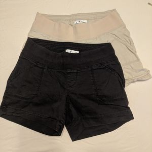 TAN - Duo Maternity Underbelly Shorts